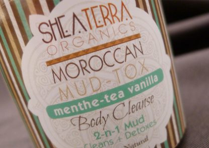 Shea Terra Organics Moroccan Mud-Tox Menthe-Tea Vanilla Body Cleanse