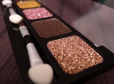 NYX Glitter Cream Palette Sweet Chocolate Browns